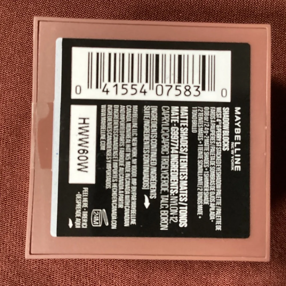 Maybelline New York Shadow Blocks 20 & 40 NEW